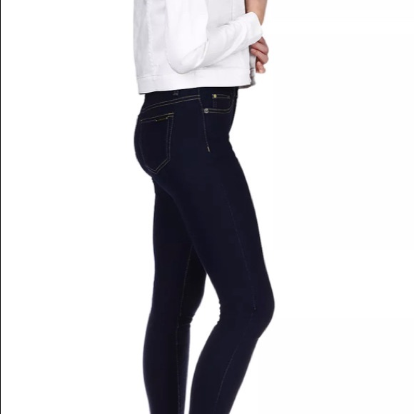 Michael Kors white denim jeans Jacket stretch XL - Picture 11 of 12